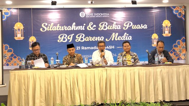 Bincang Media Bersama BI Sulsel di Claro Makassar. Foto: Sri Wahyu Diastuti / Sulselsatu.com.