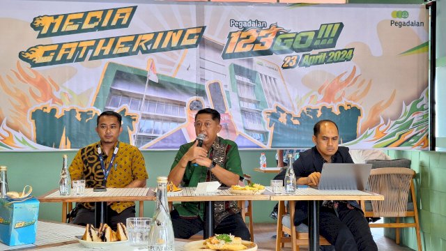 Media gathering Pegadaian Kanwil VI Makassar. Foto: Sri Wahyu Diastuti / Sulselsatu.com.