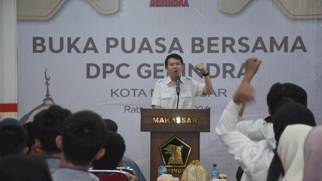 Ketua DPC Gerindra Makassar, Eric Horas. Ist