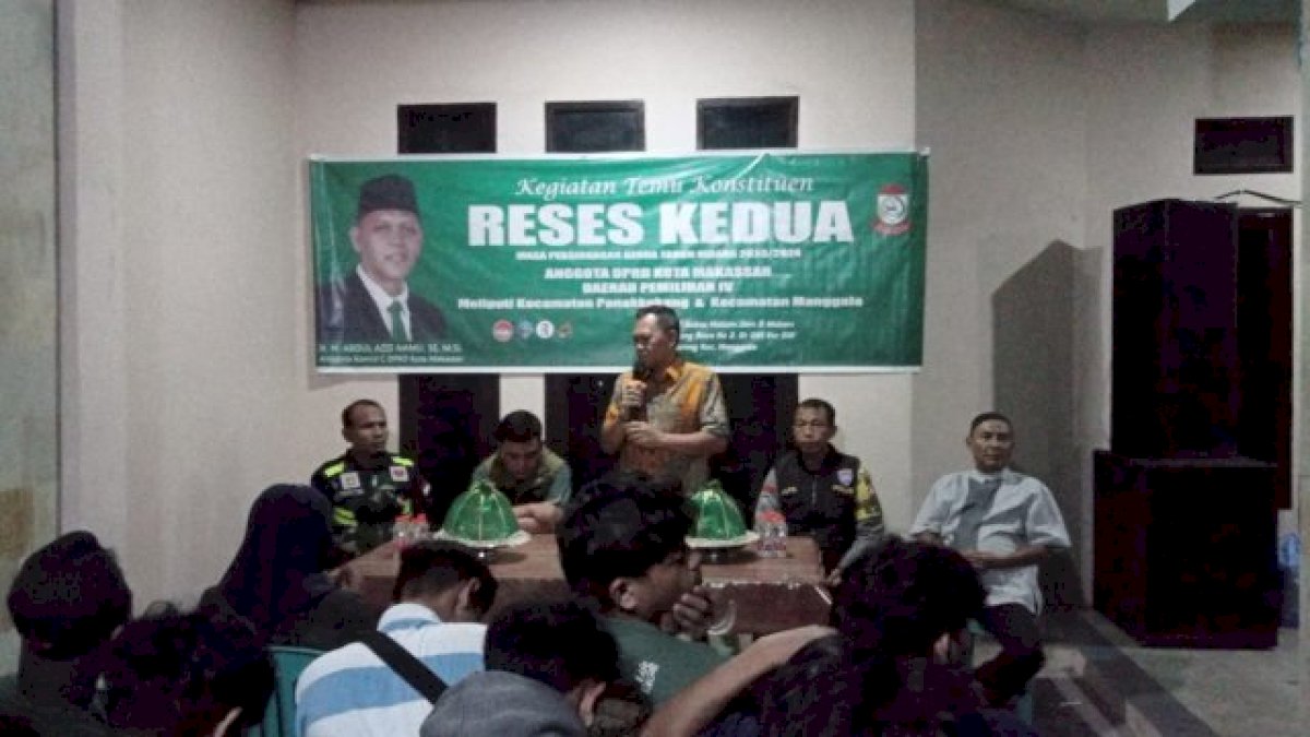 Azis Namu saat reses di Kelurahan Borong, Sejumlah Aspirasi Menguak