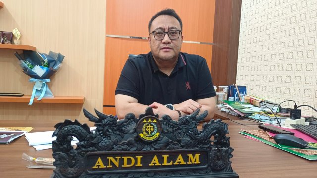 Kepala Seksi Intelijen Kejari Makassar, Andi Alamsyah. Foto/SS