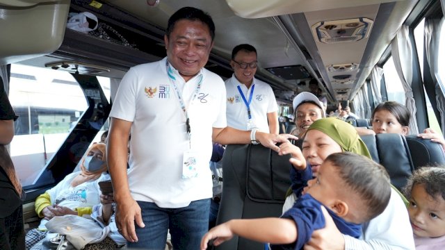 TelkomGroup berangkatkan 2.187 pemudik gratis. Foto: Istimewa.