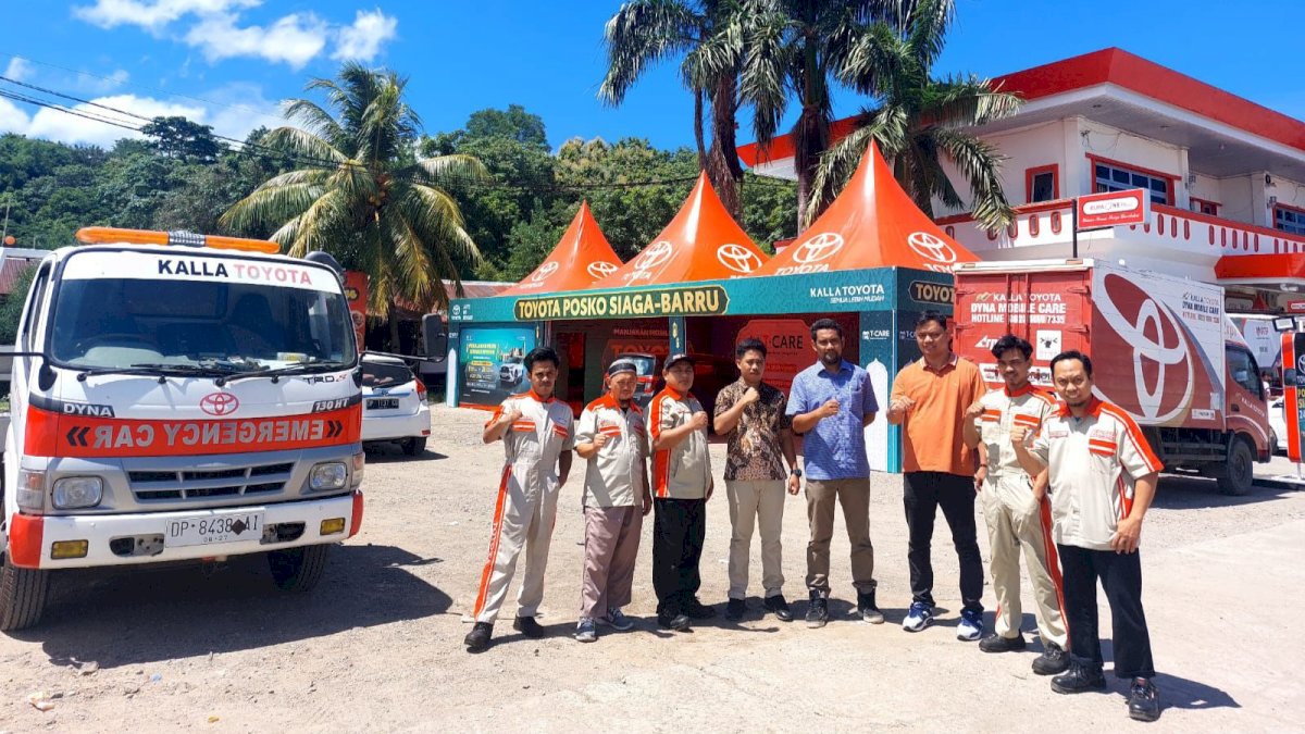 Kalla Toyota Hadirkan Posko Siaga Lebaran 24 Jam Selama Musim Mudik Lebaran 2024