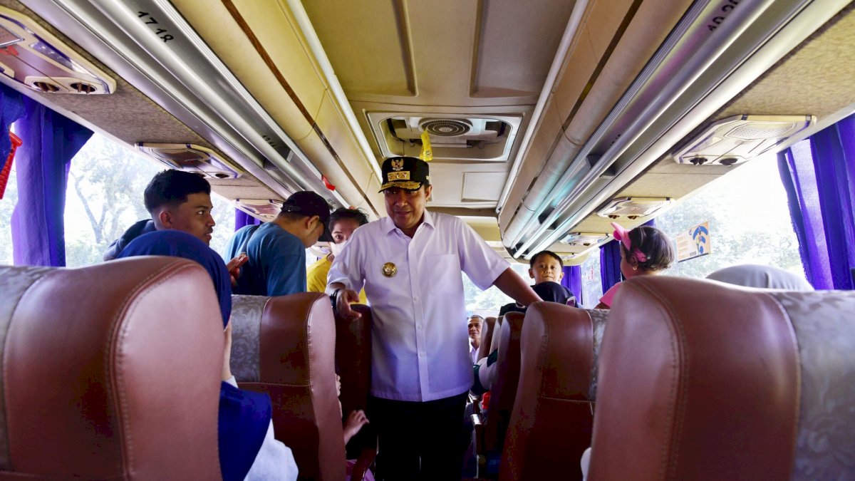 500 Peserta Mudik Gratis Pemprov Sulsel Bawa Paket Sembako Pemberian Pj Gubernur
