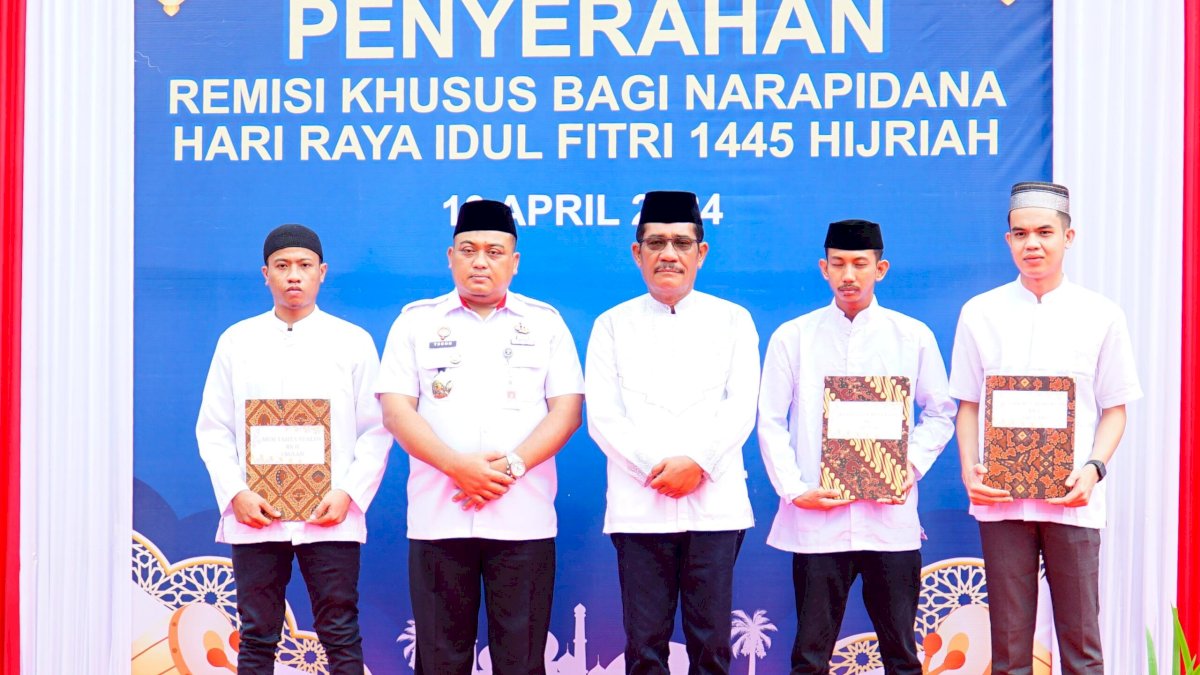 5931 Warga Binaan di Sulawesi Selatan Terima Remisi Idul Fitri, 14 Langsung Bebas