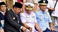 Pj Gubernur Sulsel Hadiri Serah Terima Jabatan Komandan Lantamal VI Makassar