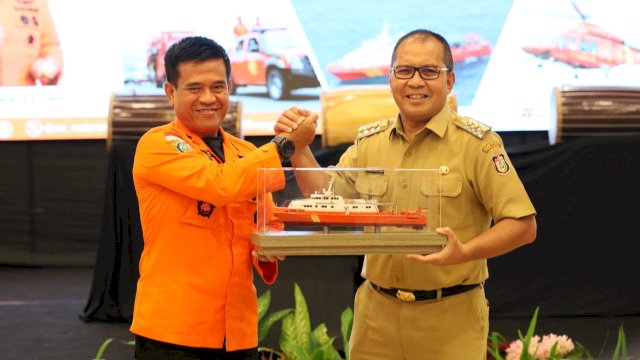 Danny Pomanto saat hadir dalam pembelajaran tanggap bencana Bazarnas. Foto: Istimewa.