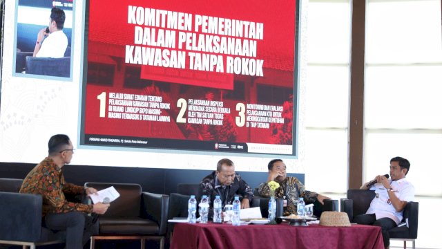 Pemkot Makassar komitmen penuh terapkan KTR. Foto: Istimewa. 