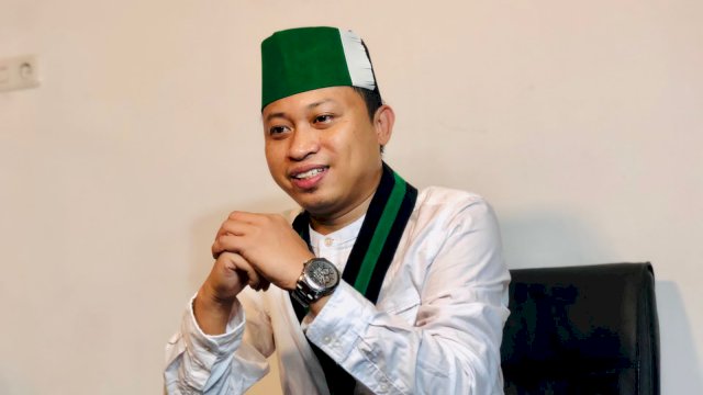 Koordinator Steering Committee Konfercab XLII HMI Cabang Makassar Hasan Basri Baso. ist