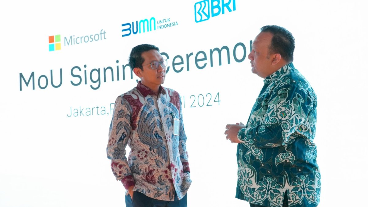 Terus Dorong Inklusi Keuangan di Indonesia, BRI Perkuat Kolaborasi Strategis dengan Microsoft