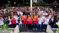 Bersama Ribuan Warga Parepare, Pj Gubernur Nobar Semi Final AFC di Lapangan Andi Makkasau