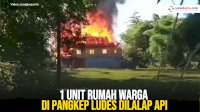 VIDEO: 1 Unit Rumah Warga di Pangkep Ludes Dilalap Api