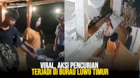 VIDEO: Viral, Aksi Pencurian terjadi di Burau Luwu Timur