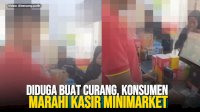 VIDEO: Diduga Buat Curang, Konsumen Marahi Kasir Minimarket