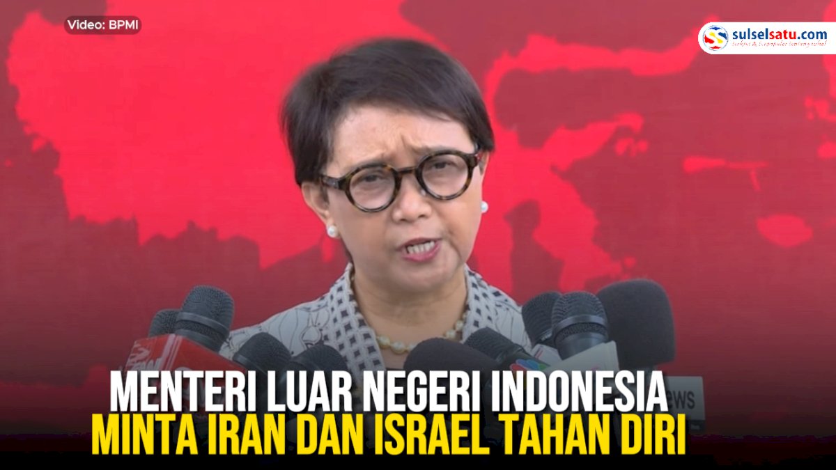 VIDEO: Menteri Luar Negeri Indonesia Minta Iran dan Israel Tahan Diri Setelah Serangan