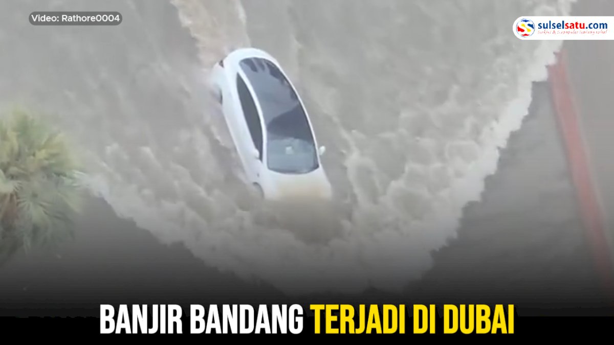 VIDEO: Banjir Bandang terjadi di Dubai