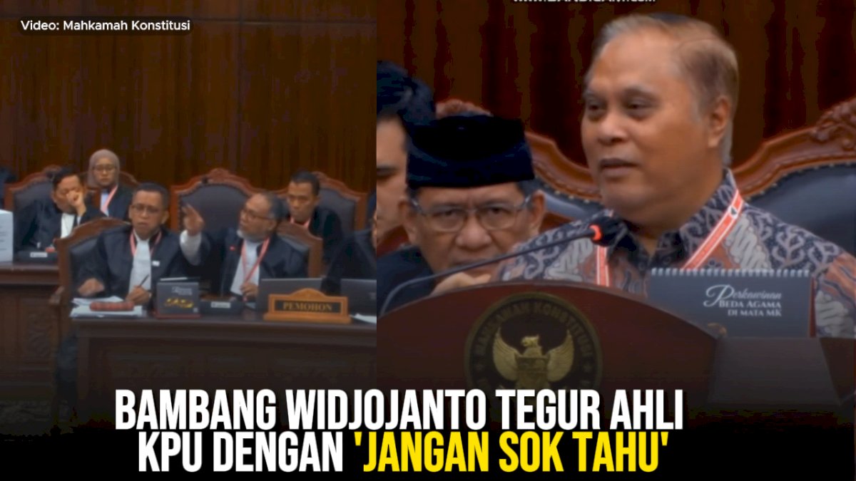 VIDEO: Bambang Widjojanto Tegur Ahli KPU dengan ‘Jangan Sok Tahu’