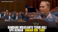 VIDEO: Bambang Widjojanto Tegur Ahli KPU dengan ‘Jangan Sok Tahu’