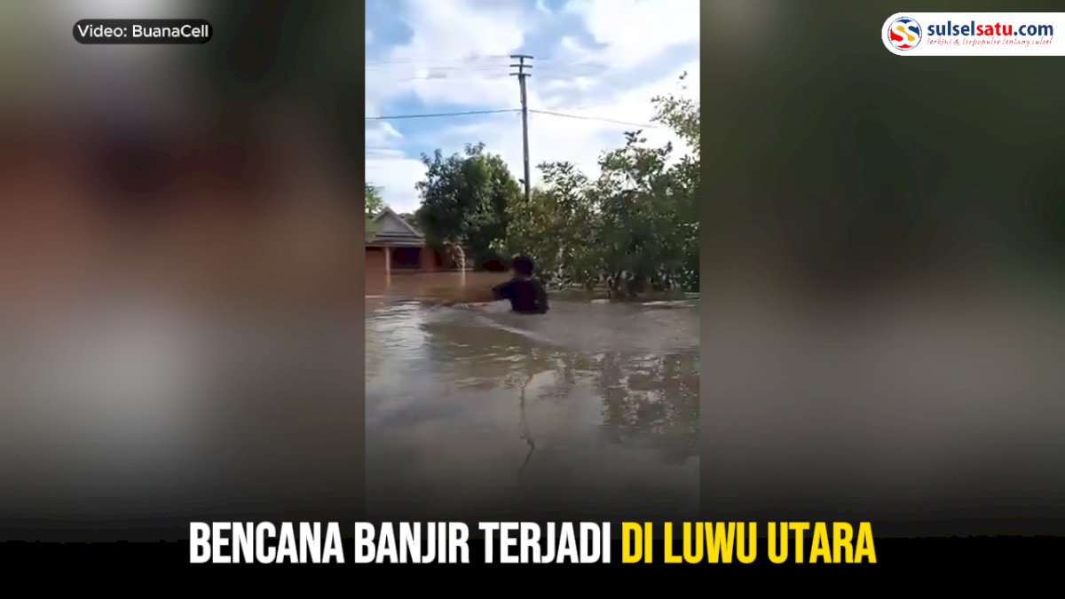VIDEO: Bencana Banjir terjadi di Luwu Utara