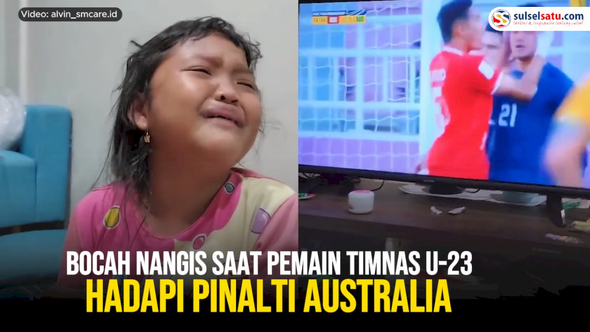 VIDEO: Bocah Nangis saat Pemain Timnas U-23 Hadapi Pinalti Australia
