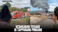 VIDEO: Kebakaran terjadi di Tapporang Pinrang