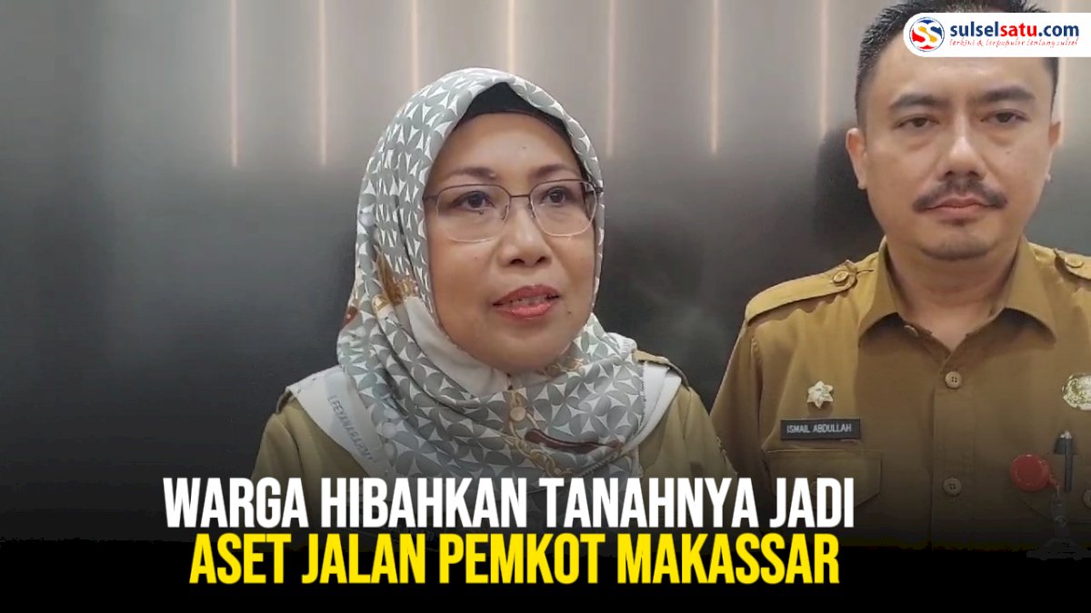 VIDEO: Warga Hibahkan Tanahnya Jadi Aset Jalan Pemkot Makassar