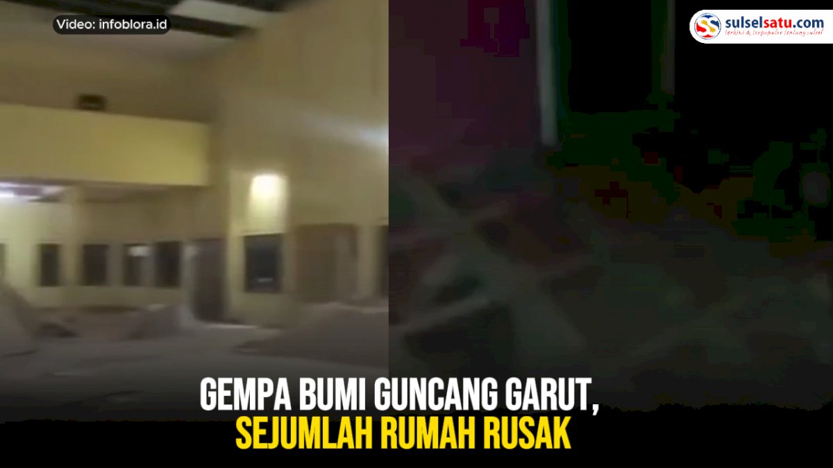 VIDEO: Gempa Bumi Guncang Garut, Sejumlah Rumah Rusak
