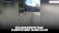 VIDEO: Kecelakaan Beruntun di Sidrap, Libatkan 8 Mobil dan 1 Motor