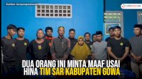 VIDEO: Dua Orang Ini Minta Maaf Usai Hina Tim Sar Kabupaten Gowa