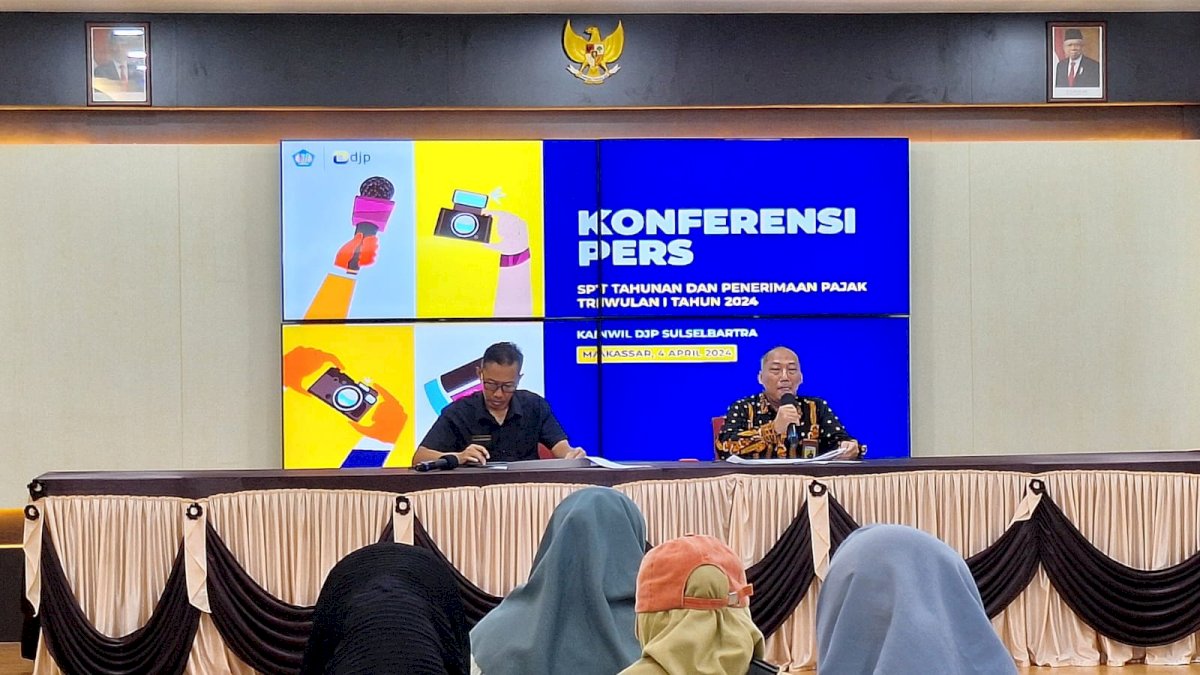 DJP Sulselbarta Sudah Kumpulkan Rp3,57 Triliun Pajak pada Triwulan Pertama 2024