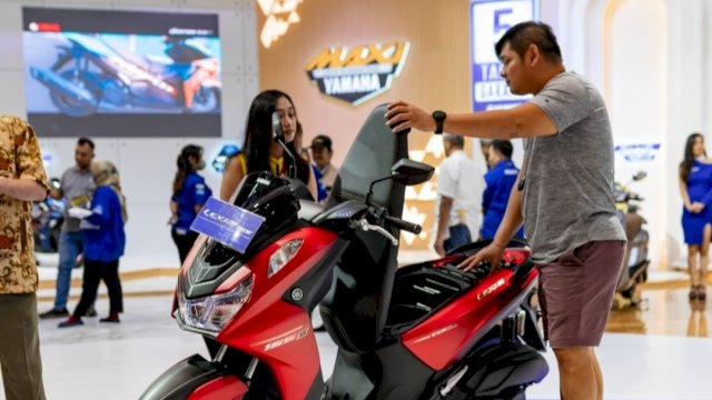 Yamaha LEXi LX 155 yang baru dihadirkan Yamaha di kategori MAXi. Foto: Istimewa 