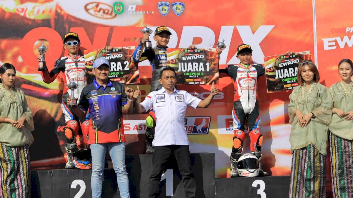 Catatan Podium Pembalap Astra Motor Racing Team Terjaga di Race 2 ONEPRIX EWAKO