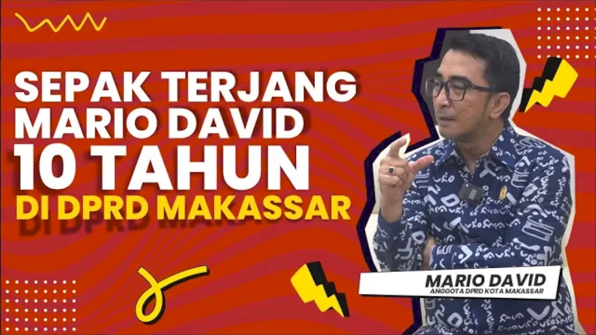 VIDEO: Sepak Terjang Mario David 10 Tahun di DPRD Makassar