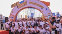 Run the City Makassar Rangkaian LPS Monas Half Marathon 2024 Diikuti Seribu Pelari