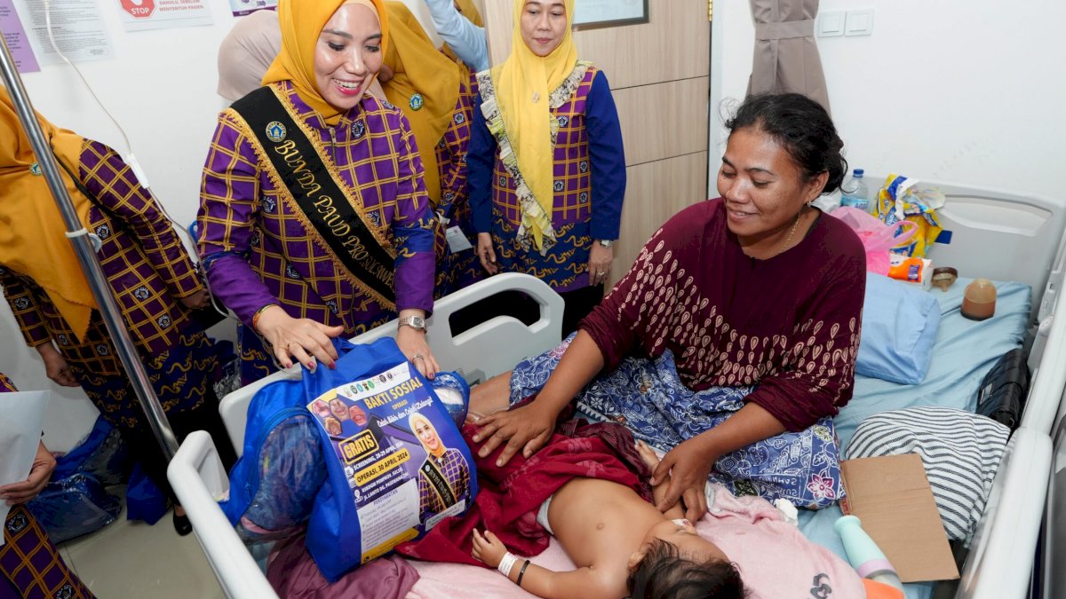 Bunda PAUD Sulsel Gelar Bakti Sosial Operasi Celah Bibir dan Lelangit pada Anak