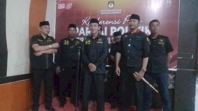 Pengurus DPD Partai Ummat Jeneponto (Dok/sulselsatu)