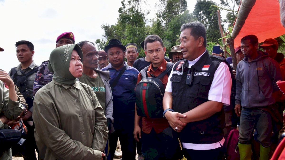 Mensos Risma Apresiasi Penanganan Bencana Banjir dan Longsor di Sulsel