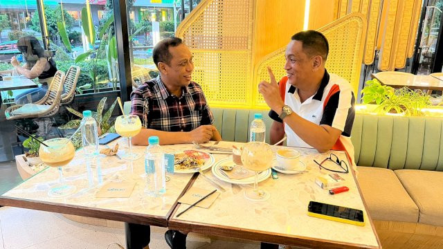 Rakhmat Kasim Bertemu Rahmat Masri Bandaso di Jakarta. Ist