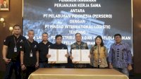 Pelindo Sinergi BUMN Bersama Pindad Teken Perjanjian Kerja Sama Pemanfaatan Lahan Pengelolaan Ikan