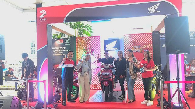 Mini launching Honda New Stylo 160 di Maluku City Hall. Foto: Istimewa. 