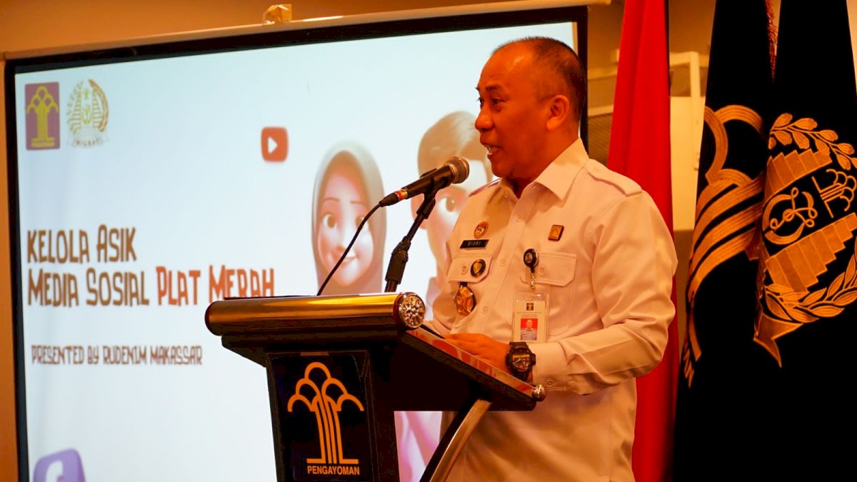 Humas se-Kanwil Kemenkumham Sulsel Ikuti Workshop Kelola Asik Media Sosial Plat Merah