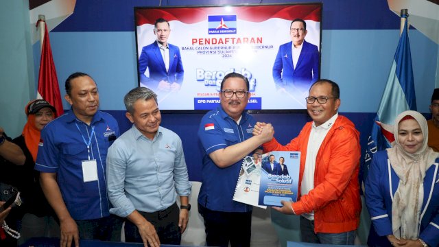 Danny Pomanto bersama Demokrat. Foto: Istimewa.