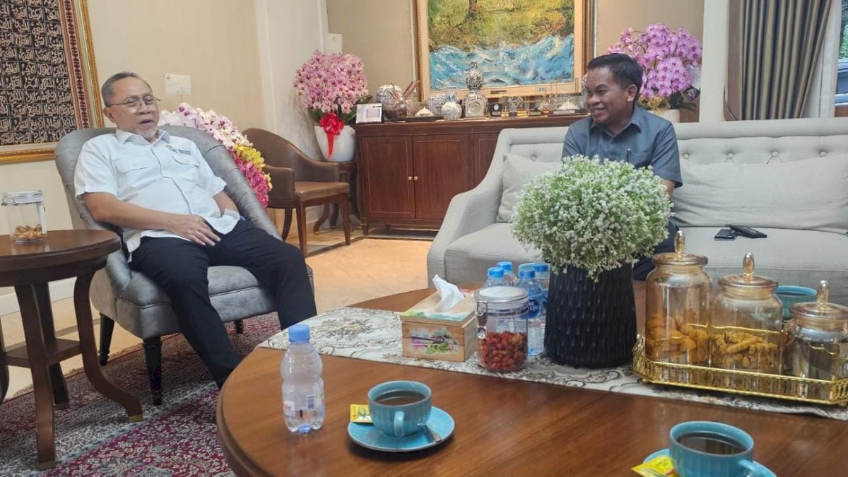 PJ Bupati Jeneponto Temui Zulkifli Hasan di Jakarta Bahas Pembangunan Pasar Karisa