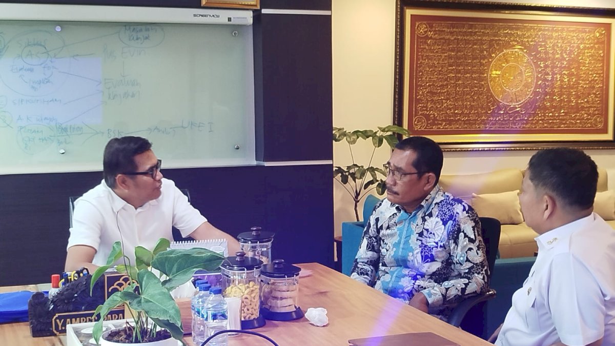 Liberti Sitinjak Temui 5 Eselon I Kemenkumham Bahas Tusi di Wilayah