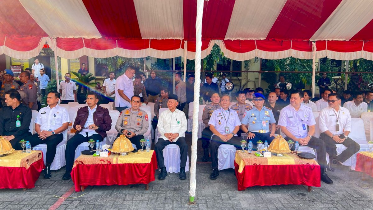 Kanwil Kemenkumham Sulsel Hadiri Pemusnahan Narkoba di Polda Sulsel