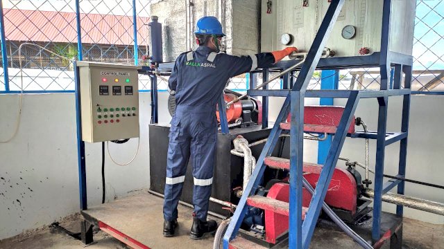 Pabrik Aspal Emulsi di Sulawesi. Foto: Istimewa.