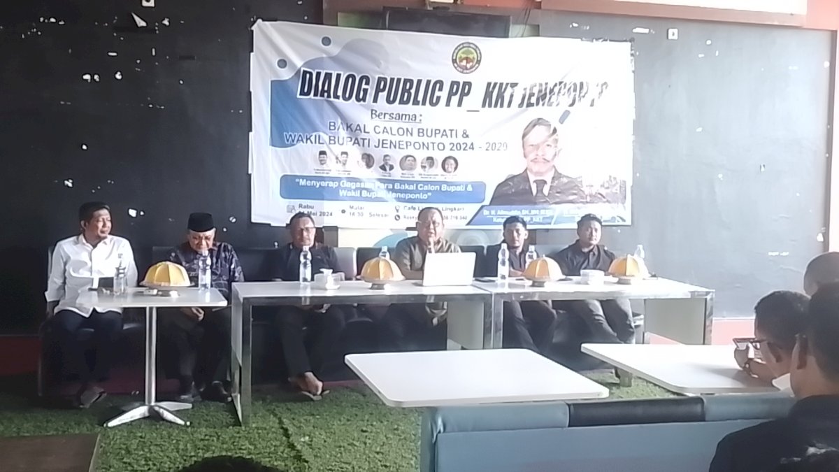 Serap Gagasan Para Calon Pemimpin Butta Turatea, PP KKT Jeneponto Gelar Dialog Public