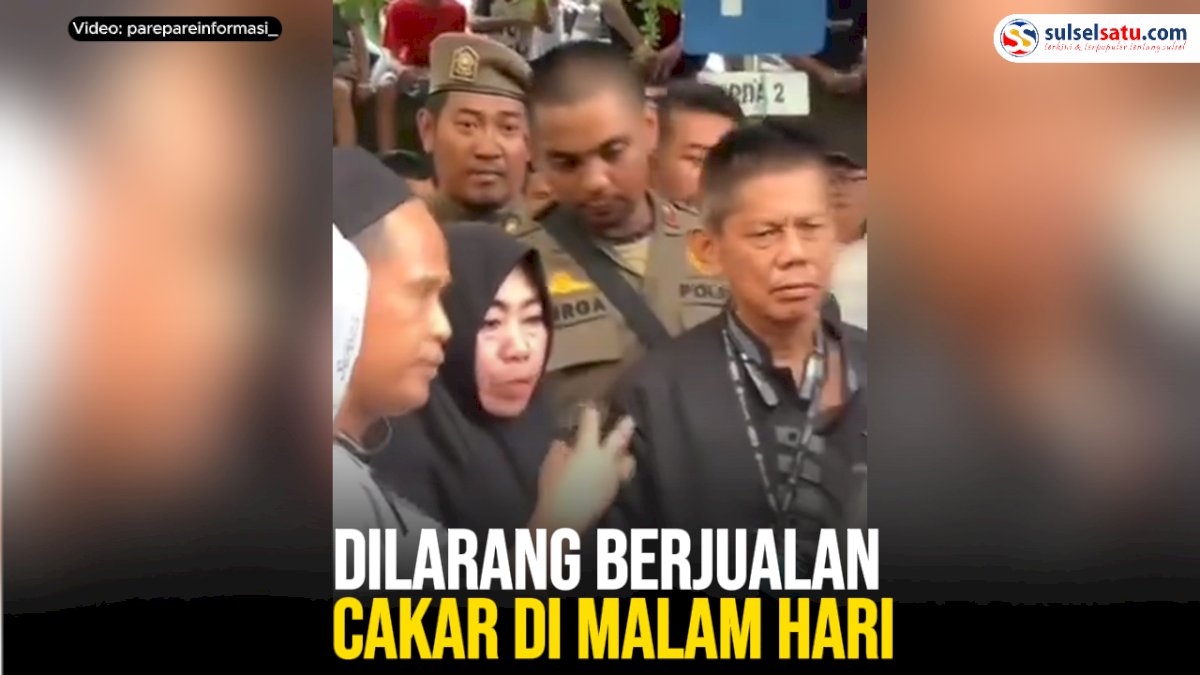 VIDEO: Dilarang Berjualan Cakar di Malam Hari, Pedagang di Pasar Sumpang Protes