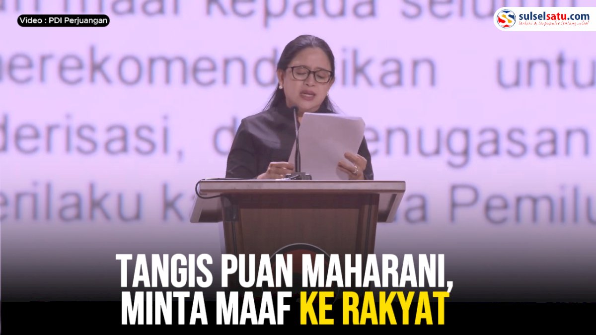 VIDEO: Tangis Puan Maharani, Minta Maaf ke Rakyat Ada Kader PDIP Langgar Konstitusi