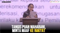 VIDEO: Tangis Puan Maharani, Minta Maaf ke Rakyat Ada Kader PDIP Langgar Konstitusi
